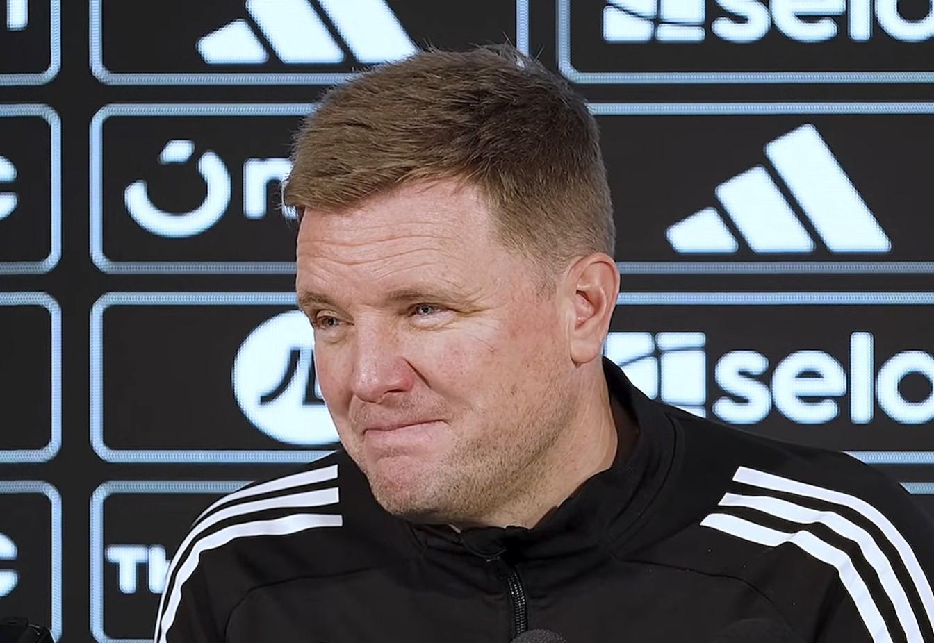 雷速-埃迪-豪：当曼城打进第一球时，我们场上只有10人